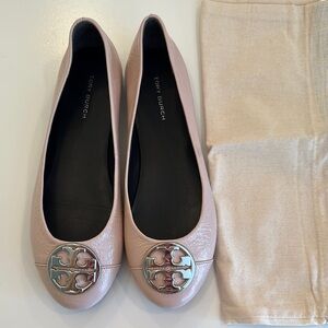 New Tory Burch Pink Ballet Flats. Size 6.